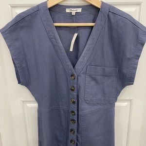 NWT Madewell Cap-sleeve Jumpsuit